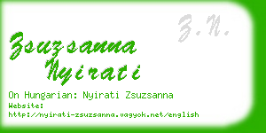 zsuzsanna nyirati business card